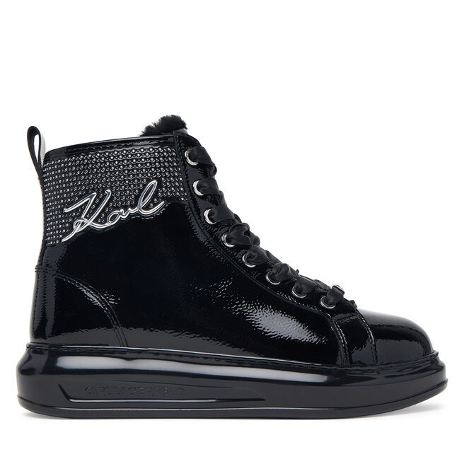 Trzewiki KARL LAGERFELD Kapri KL62558S Czarny - kobiece