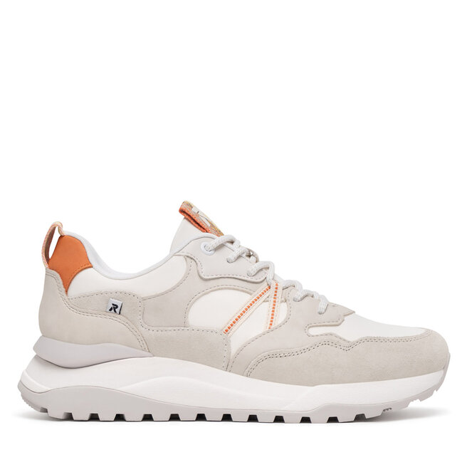 Sneakersy Rieker Revolution Lifestyle W2501-80 Beżowy - kobiece