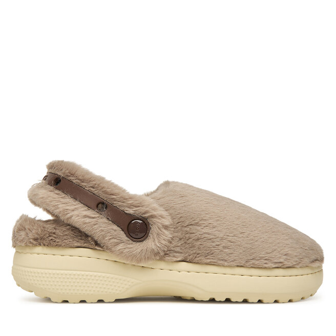Kapcie Crocs Classic Unfurgettable Clog 211116 Beżowy - kobiece