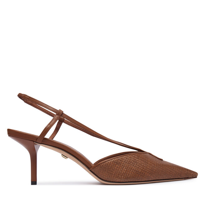 Szpilki Max Mara 2614521192600 Brązowy - kobiece
