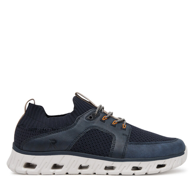 Sneakersy Rieker 04351-14 Granatowy - męskie