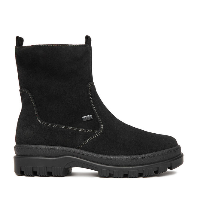 Botki Rieker CEO-X8250-00 Czarny - kobiece