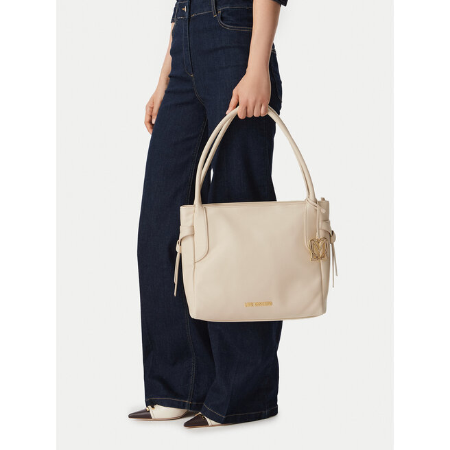 Torebka LOVE MOSCHINO JC4056PP1PLL0110 Kremowy -