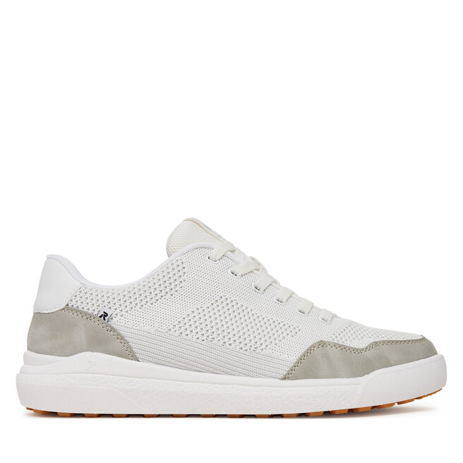 Sneakersy Rieker Revolution Lifestyle U1104-80 Biały - męskie