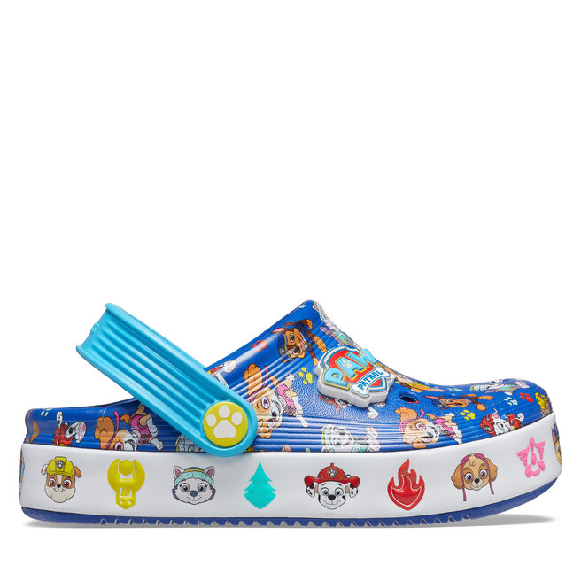 Klapki Crocs Paw Patrol Off Court Clg T 208853 Niebieski -