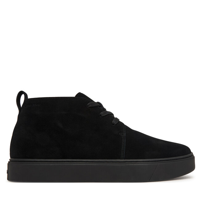 Trzewiki Calvin Klein Hybrid Clean Mid Lace Up Su HM0HM02254 Czarny - męskie
