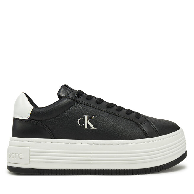 Sneakersy Calvin Klein Jeans YW0YW01766 Czarny - kobiece