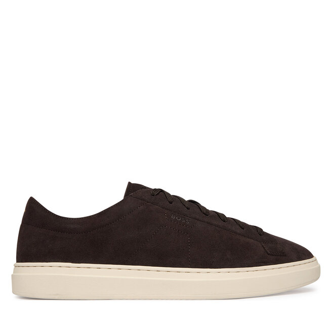 Sneakersy BOSS Kieran 50563162 Brązowy - męskie