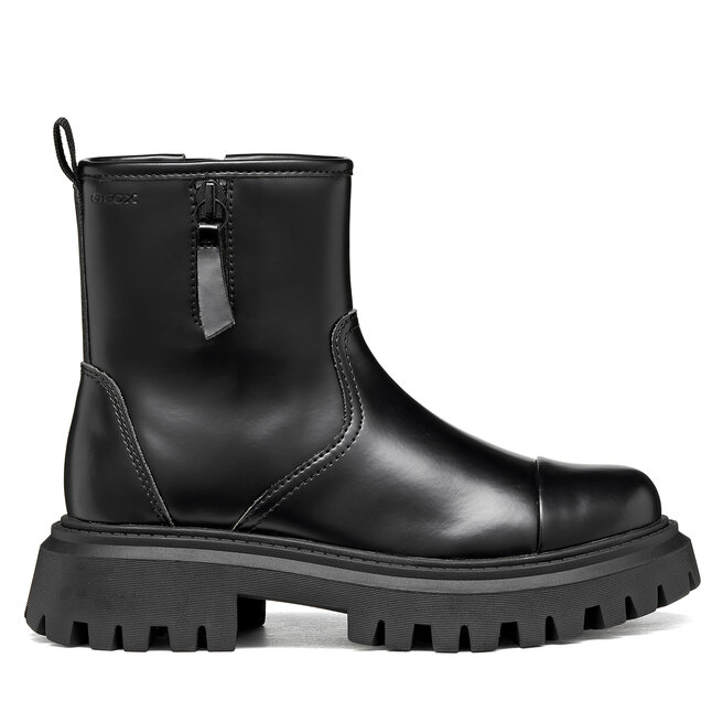 Botki Geox J Maquinnens Girl J66M6B 000CN C9999 M Czarny - dziewczęce