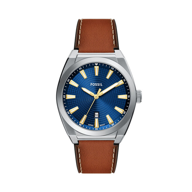 Zegarek Fossil Everett FS6115 Brązowy -