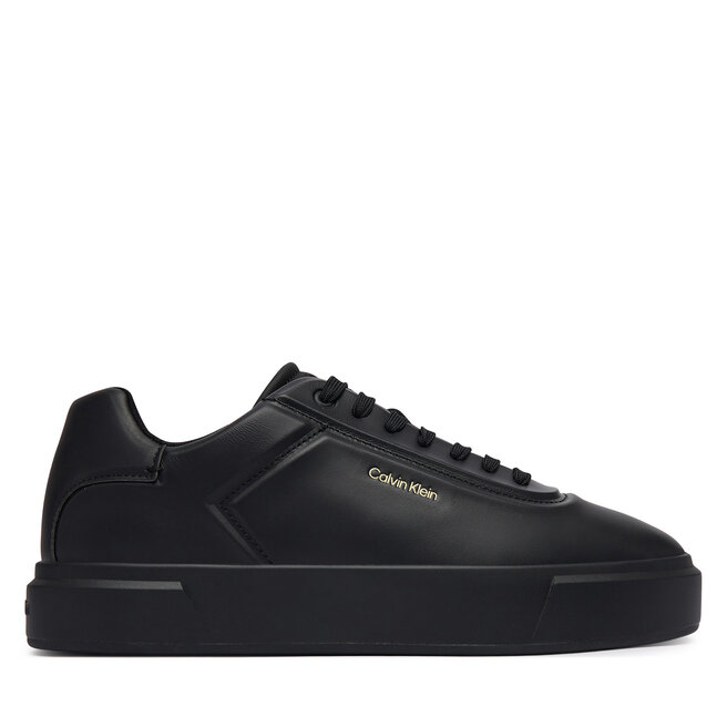 Sneakersy Calvin Klein Basket Cups Oxf Lup Hf Lth YM0YM01452 Czarny - męskie
