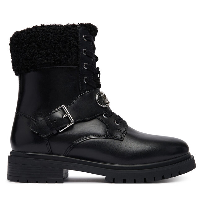 Trzewiki KARL LAGERFELD Binky II KL47566W Czarny - kobiece