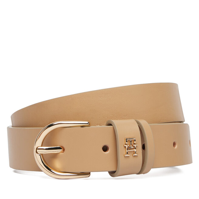 Pasek Tommy Hilfiger Essential Effortless 2.5 Go AW0AW16836 Beżowy -
