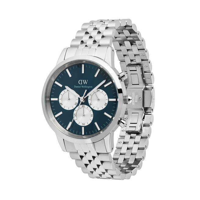 Zegarek Daniel Wellington Iconic Chronograph DW00100874 Srebrny -