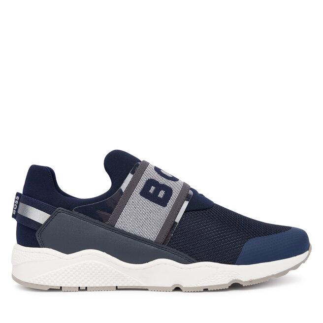 Sneakersy BOSS J52556 S Granatowy - chłopięce