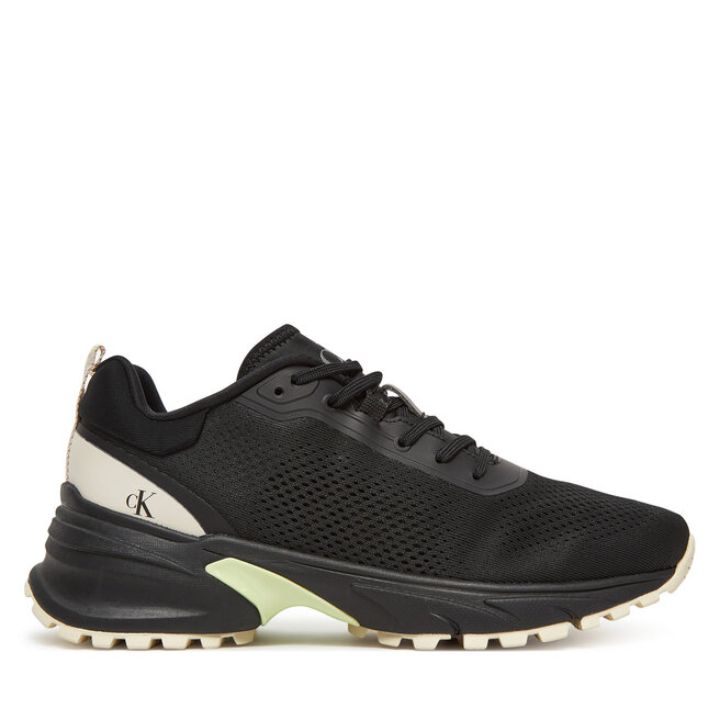 Sneakersy Calvin Klein Jeans Hike Runner Mg Tech YW0YW01856 Czarny - kobiece