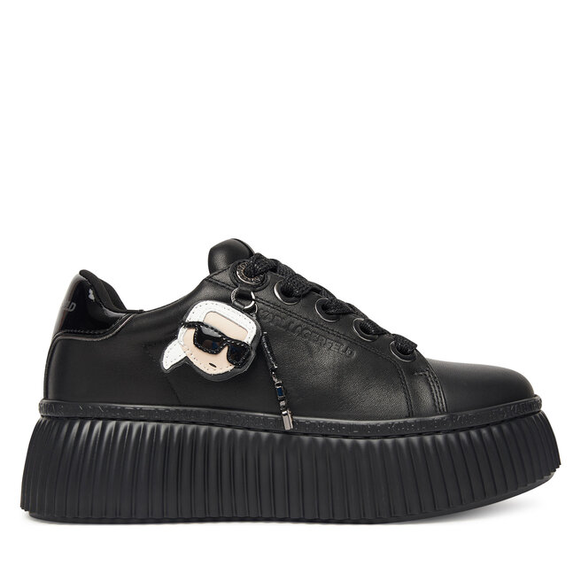 Sneakersy KARL LAGERFELD KL42376T Czarny - kobiece