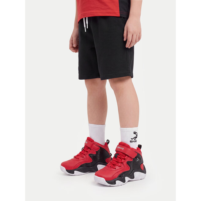 Buty do koszykówki SHAQ EO-DEVASTATOR 3.0 AQ95078Y-RZ Czerwony - dziecięce