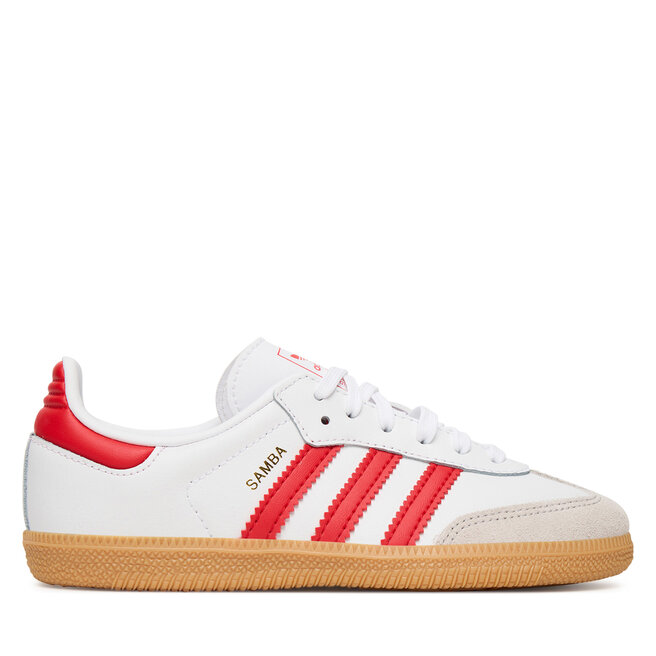 Sneakersy adidas Samba Og C JQ2829 Biały - dziewczęce