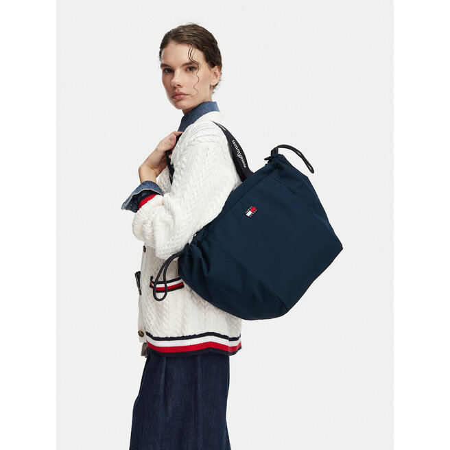 Torebka Tommy Jeans Tjw Ess Daily Tote AW0AW18771 Granatowy -