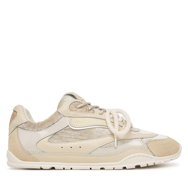 Sneakersy PINKO Yulia 01 SS0185P153 Kremowy - kobiece