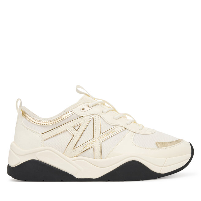 Sneakersy Armani Exchange XDX039 XV311 MZ128 Écru - kobiece