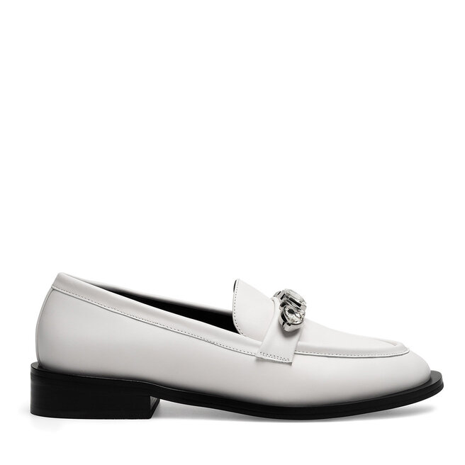 Loafersy Eva Minge WGA3289-1Z Biały - kobiece