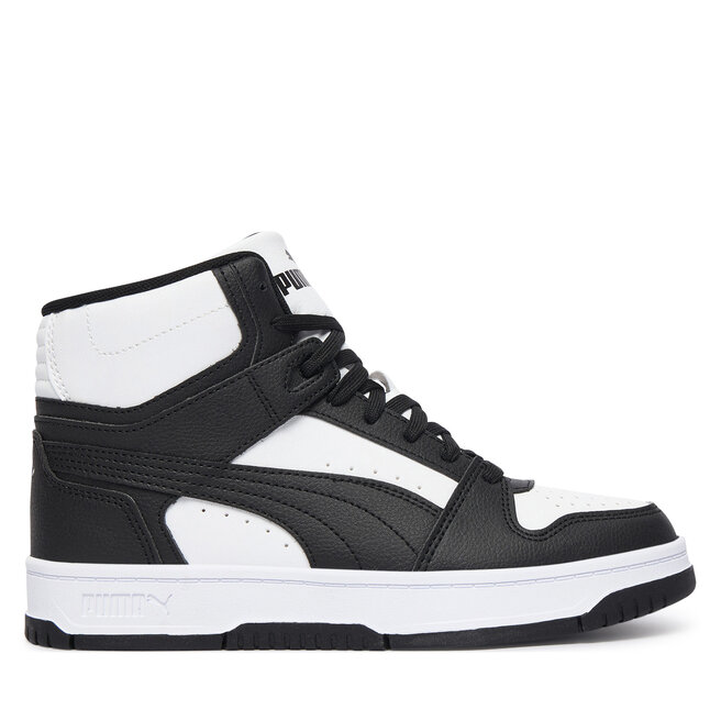 Sneakersy Puma Rebound Slam Mid Jr 408800 Biały - chłopięce