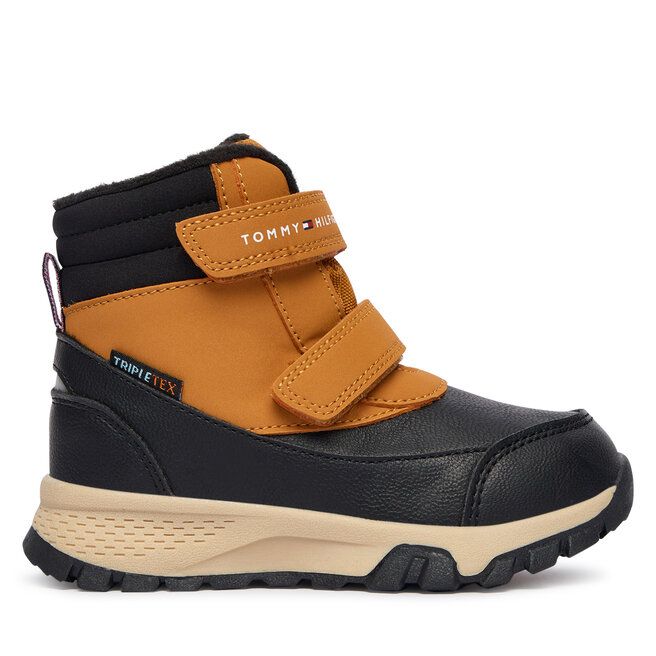 Trzewiki Tommy Hilfiger T1X5-34134-1592A128 M Czarny - chłopięce
