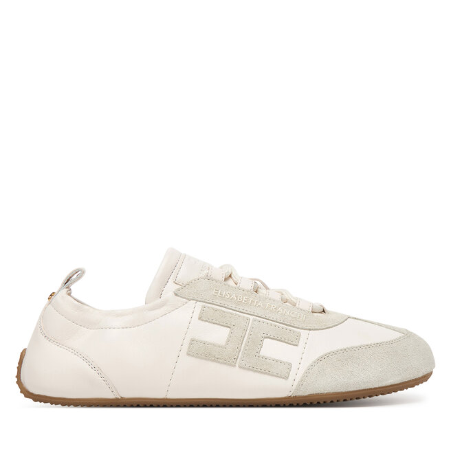 Sneakersy Elisabetta Franchi SA39G61E2 Écru - kobiece