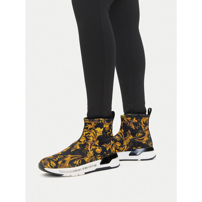 Botki Versace Jeans Couture 79VA3SA4 Czarny - kobiece