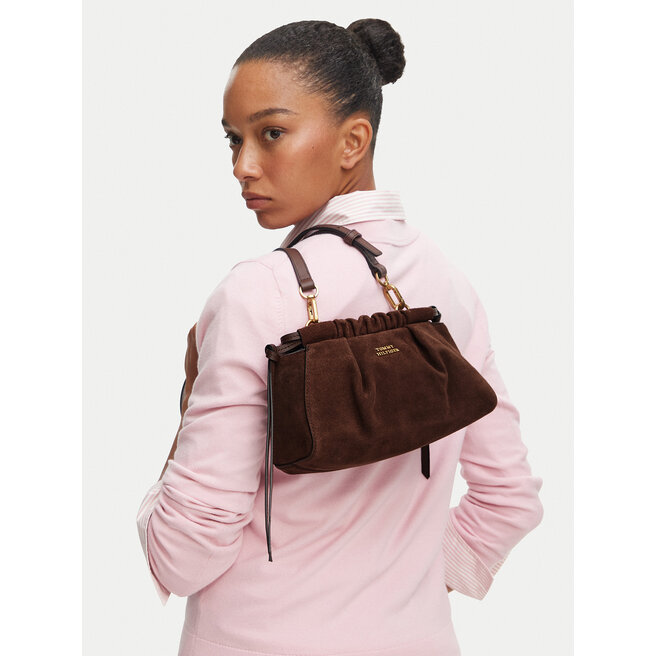 Torebka Tommy Hilfiger AW0AW19010 Brązowy -