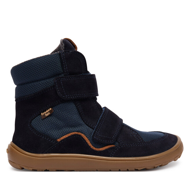 Kozaki Froddo Barefoot Tex Winter Tl G3160247-T D Granatowy - chłopięce