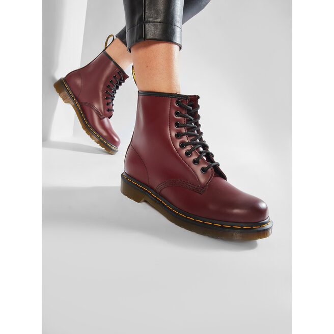 Glany Dr. Martens 1460 Smooth 11822600 Bordowy -