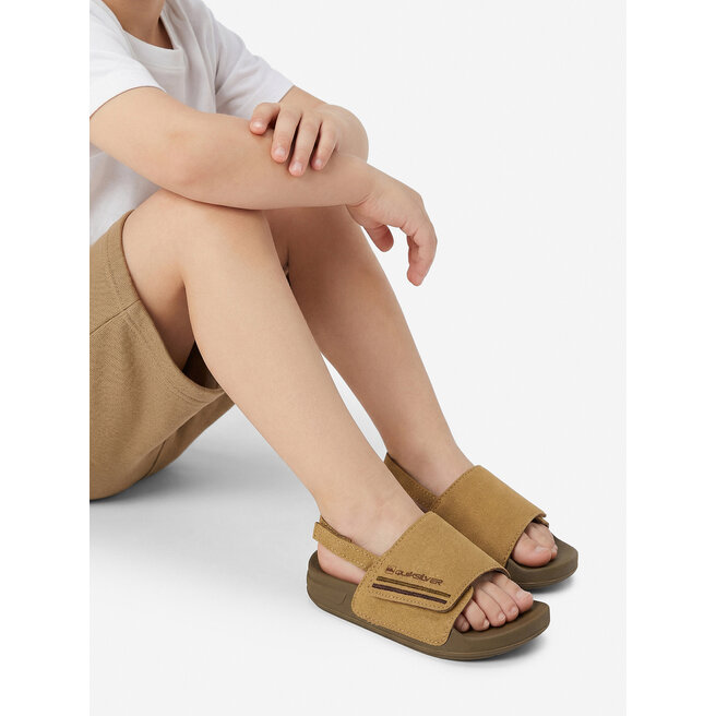 Sandały Quiksilver EO-POCHI SUEDE CQ10164TT Beżowy - chłopięce