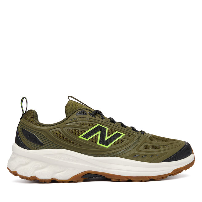 Buty do biegania New Balance 410 V9 M4103VA Zielony ciemny - męskie