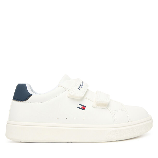 Sneakersy Tommy Hilfiger Low Cut Velcro T1X9-34338-1355 M Biały - chłopięce