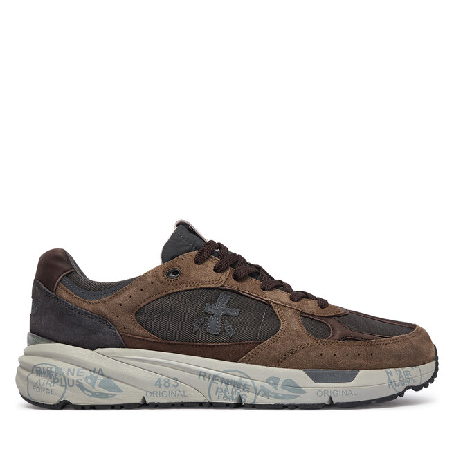 Sneakersy Premiata Mase25 Var 8421 Brązowy - męskie
