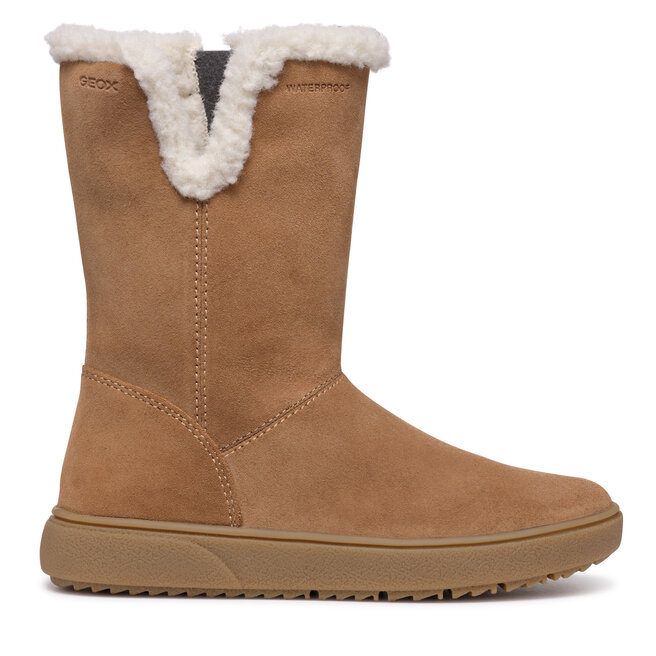 Kozaki Geox J Theleven Girl Wpf J46HYA 00022 C6627 S Brązowy - dziewczęce