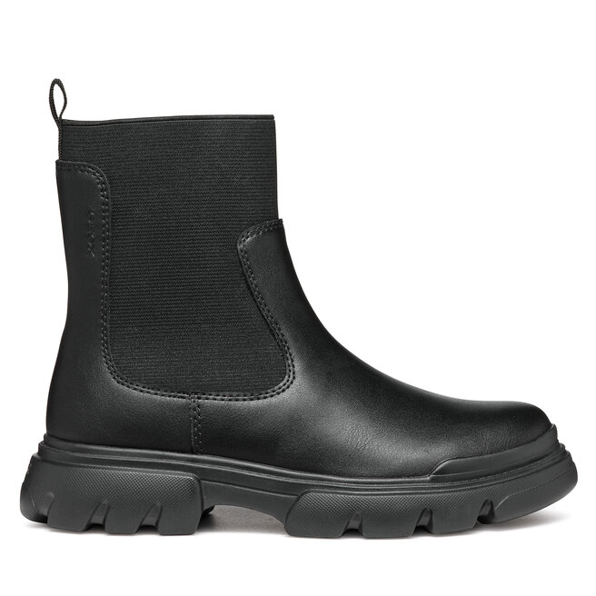 Kozaki Geox J Junette Girl J46HVC 0BCNH C9999 M Czarny - dziewczęce