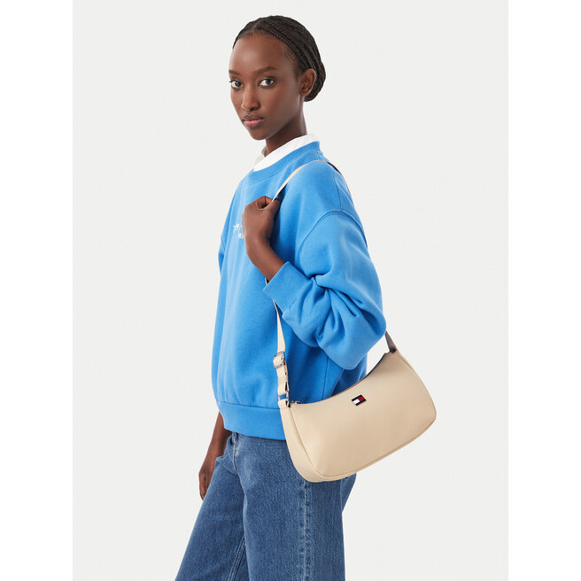 Torebka Tommy Jeans Tjw Daily Elevated Shoulder Bag AW0AW19041 Beżowy jasny -