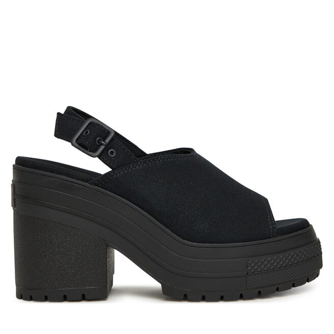 Sandały Converse Chuck 70 De Luxe Heel Sandal Platform A12567C Czarny - kobiece