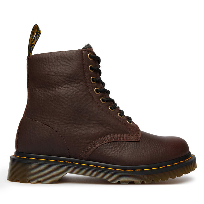 Trapery Dr. Martens 1460 Fleece Lined Grizzly DM31873201 Brązowy - kobiece