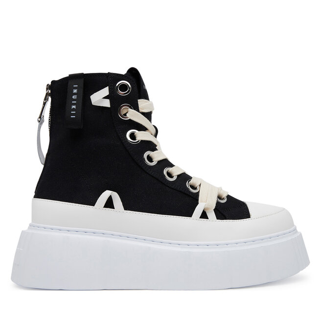 Trampki Inuikii Matilda Canvas High 30103-025 Czarny - kobiece