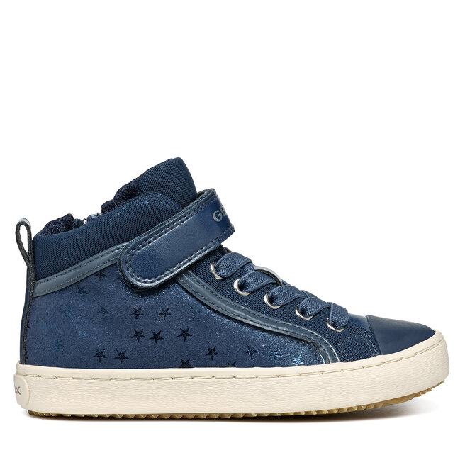 Sneakersy Geox J Kalispera Girl J744GI 0DHAJ C4005 D Granatowy - dziewczęce