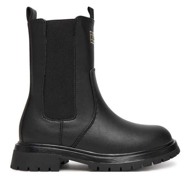 Botki Tommy Hilfiger T3A5-34016-1355999 S Czarny - dziewczęce