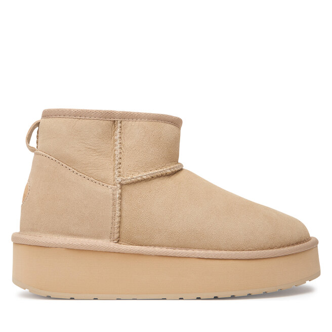 Śniegowce EMU Australia Stinger Micro Flatform 2.0 W13296 Beżowy - kobiece