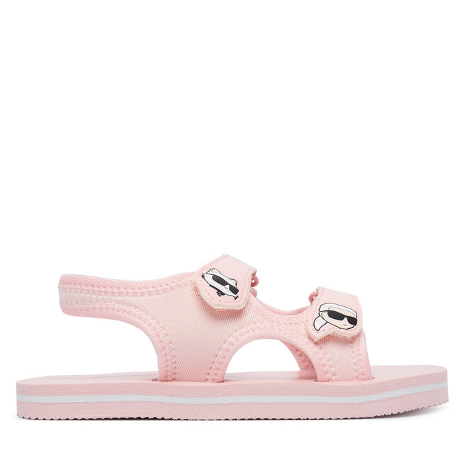 Sandały KARL LAGERFELD Z31183 S Różowy - dziewczęce