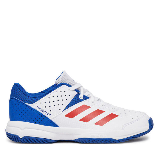 Buty halowe adidas Court Stabil Shoes IH5548 Biały - dziecięce