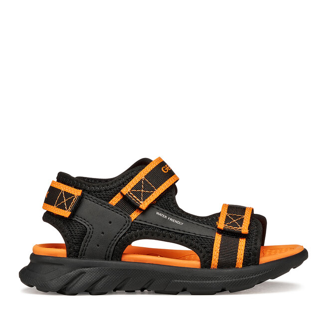 Sandały Geox J Sandal Airadyum Bo J45F1B 014ME C0038 M Czarny - chłopięce